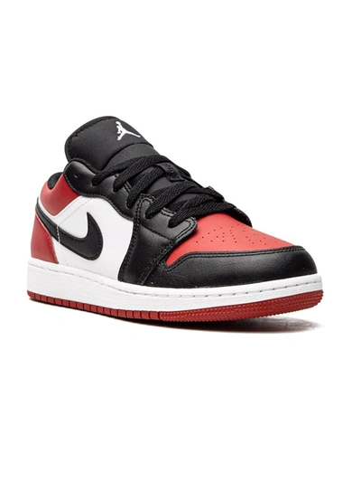 Jordan Kids'  1 Low Sneakers In Black/red/white