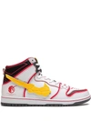 Nike X Gundam Dunk High Pro Qs Sneakers In White
