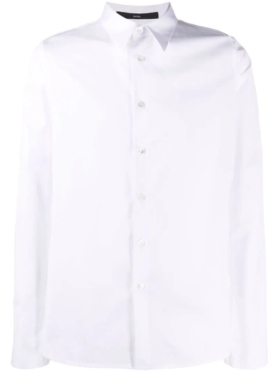 Sapio Cotton Poplin Shirt In White