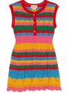 GUCCI STRIPED KNITTED DRESS