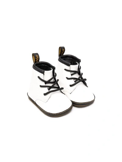 Dr. Martens' Babies' 1460 Leather Ankle Boots In White