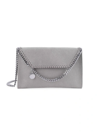 Stella Mccartney Women's Mini Falabella Crossbody Bag In Light Grey