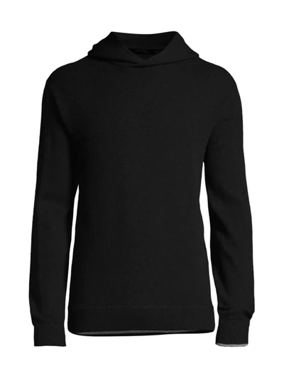 Greyson Men's Koko Wool & Cashmere Hoodie In Black