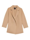 Theory Clairene New Divide Wool-cashmere Jacket In Palomino