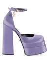Versace Medusa Aevitas Platform Sandals In Orchid