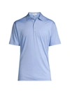 Peter Millar Halford Performance Jersey Polo Shirt In Blue