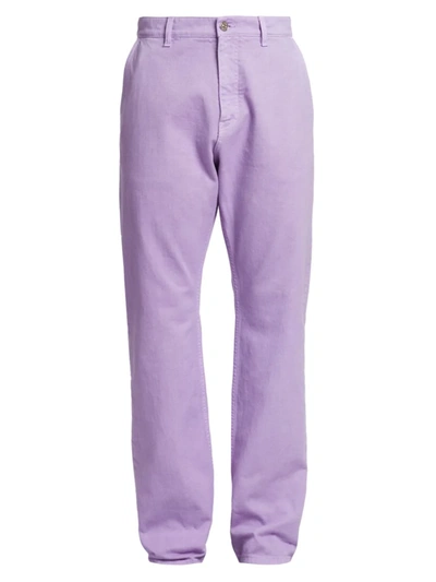 Versace Non-stretch Jeans In Orchid
