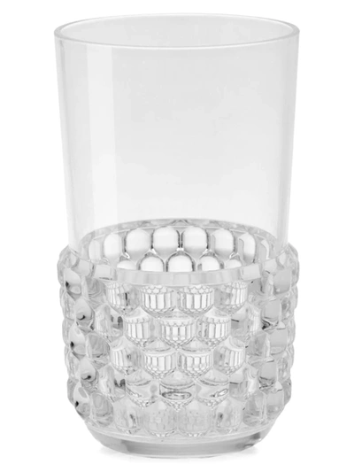 Kartell Jellies Long Drink 4-piece Glass Set In Crystal