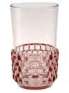 Kartell Jellies Long Drink 4-piece Glass Set In Pink
