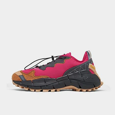 Reebok Unisex The Flintstones Zig Kinetica Ii Edge Shoes In Pursuit Pink/pure Grey 8/brown Malt