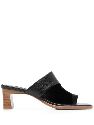 Senso Rita Heeled Mules In 黑色