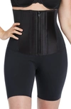 Spanx ® Under Sculpture High Waist Mid Thigh Corset Shaper In Very Black