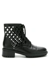 Studio Chofakian Studio 92 Leather Boots In Black