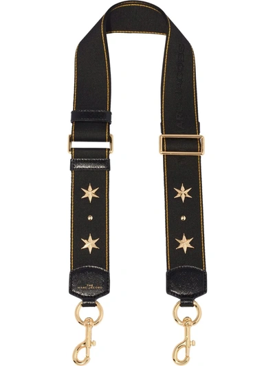 Marc Jacobs The Gilded Webbing Strap In Black