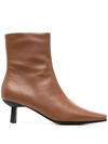 Senso Orly Heeled Leather Boots In Brown