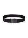 Givenchy Sliding Logo-buckle Belt In Black