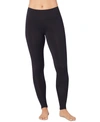 Cuddl Duds Softwear With Stretch High-waisted Maternity Layering Leggings In Black