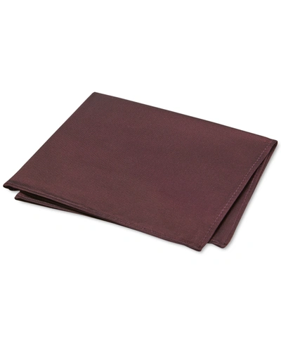 Calvin Klein Men's Unison Pocket Square In Burgundy