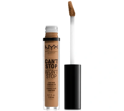 Nyx Professional Makeup Can't Stop Won't Stop Contour Concealer, 0.11 Oz. In Neutral Tan