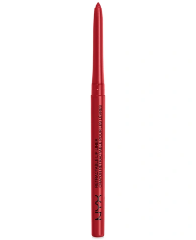 Nyx Professional Makeup Retractable Lip Liner In Red