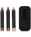 NUDESTIX 3-PC. MINI NUDE METALLIC BERRY EYE SET