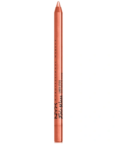 Nyx Professional Makeup Epic Wear Liner Stick Long Lasting Eyeliner Pencil In Orange Zest (orange)