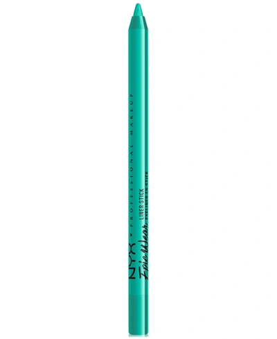 Nyx Professional Makeup Epic Wear Liner Stick Long Lasting Eyeliner Pencil In Blue Trip (aqua)