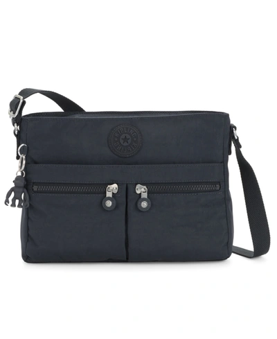 Kipling New Angie Handbag In Bluebleu