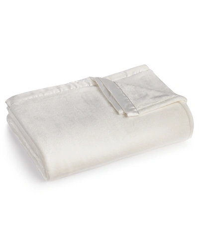 Berkshire Classic Velvety Plush King Blanket, Created For Macy's In White