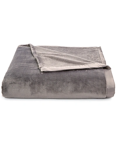 Berkshire Classic Velvety Plush King Blanket, Created For Macy's In Chateau Grey