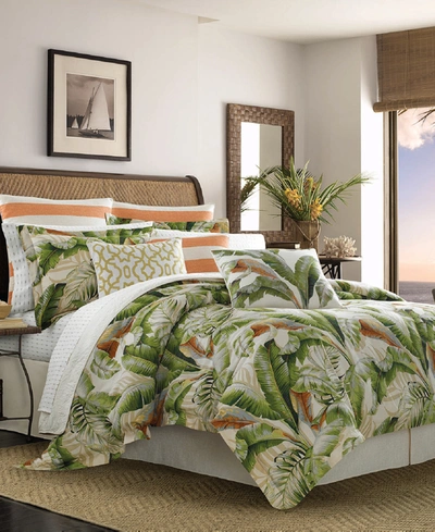 Tommy Bahama Home Tommy Bahama Palmiers 3-pc. Full/queen Duvet Cover Set In Green
