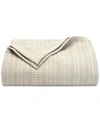 Tommy Bahama Home Tommy Bahama Woven Cotton King Blanket Bedding In Beige