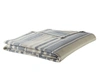 Eddie Bauer Herringbone Stripe Blanket, Full/queen In Medium Blue