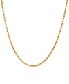Macy's Rope Link 22" Chain Necklace In 14k Gold In Gold