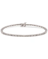 Macy's Diamond Tennis Bracelet (1-1/2 Ct. T.w.) In 10k White Gold In White Gold