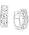 Macy's Men's Diamond Extra Small Huggie Hoop Earrings (1/4 Ct. Tw) In 10k Gold 12mm (also In 10k White Gold In White Gold