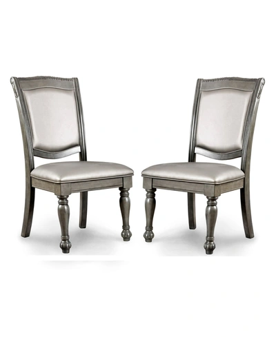Furniture Of America Harriett Transitional Side Chair (set Of 2) In Grey