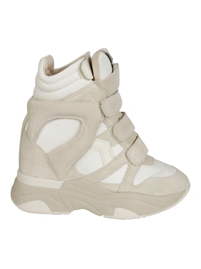 Isabel Marant Monumental Baskee Sneakers In Bianco