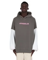 LIBERAL YOUTH MINISTRY ANGELS HOODIE,HO0203AN GRAY