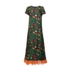 La Doublej Floral-print Midi Dress In Night Garden