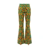 La Doublej Saturday Night Clover-print Trousers In Clover