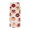 La Doublej Pansy Floral-print Pencil Skirt In Pansy