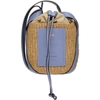 CHLOÉ BEIGE & BLUE MIFUKO EDITION SMALL BASKET SHOULDER BAG