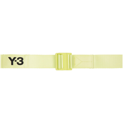 Y-3 Green Webbing Belt In Semfroyel