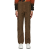 AHLUWALIA BROWN CORDUROY SIGNATURE JEANS