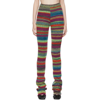 AGR MULTIcolour BRUSHED KNIT LOUNGE trousers