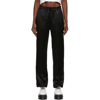 RAG & BONE BLACK ELIAS SATIN LOUNGE PANTS