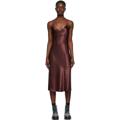 rag and bone burgundy dress rag & bone Lilith Turtleneck Maxi Dress