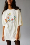 URBAN OUTFITTERS RUGRATS SNOW FIGHT T-SHIRT DRESS,65552424