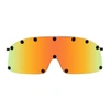 Rick Owens Multicolor Shielding Sunglasses In 91000 Blk/rainbow